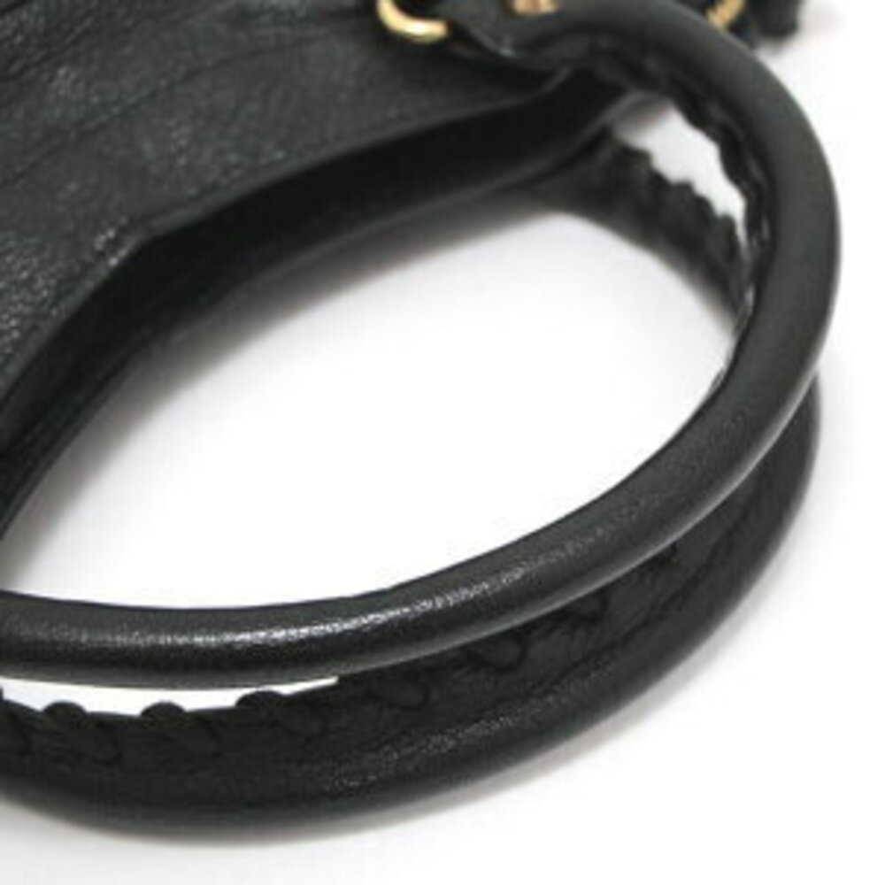 Balenciaga Metallic City Bag Black Leather - Picture 5 of 6